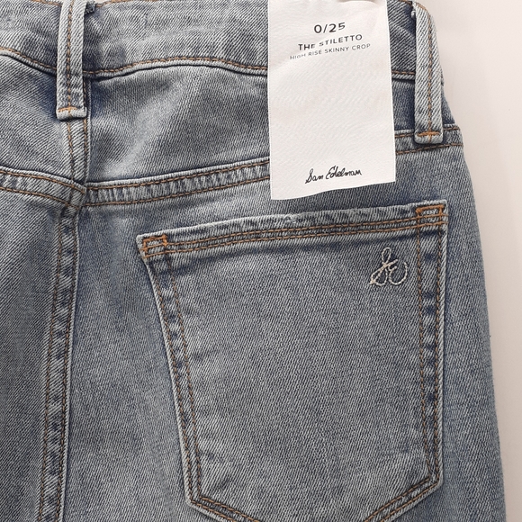 SAM EDELMAN Stiletto High Rise Skinny Crop Jeans - Picture 12 of 13